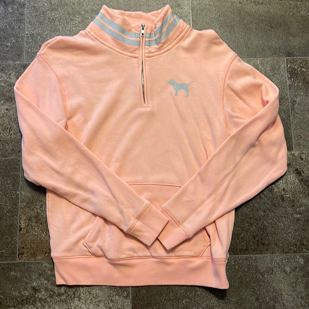 Victoria’s Secret PINK 1/4 Zip Sweatshirt. XSmall.